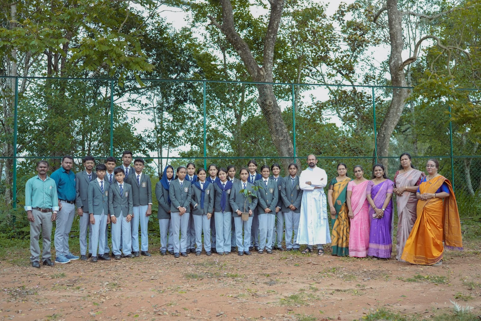 Vianney Vidya Mandir Ghugus school campus building in Chandrapur Maharashtra